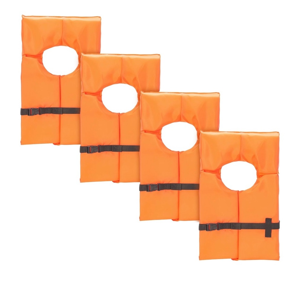 X20 4-Pack Boat Bundle: Universal Life Jacket